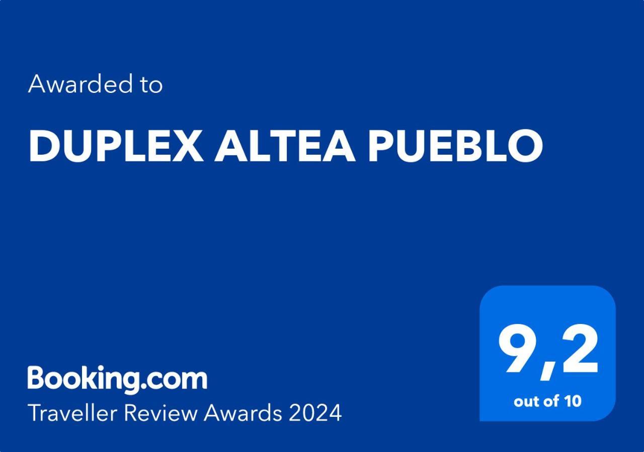 Duplex Altea Pueblo Apartment Exterior photo